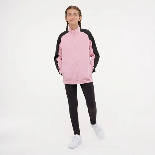 Ensemble jogging rose et noir