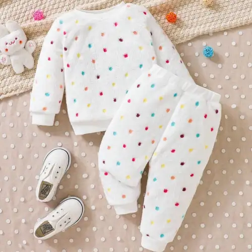 Ensemble de jogging à pois
